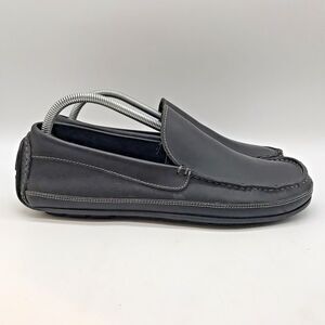 Banana Republic Black Leather Driving Loafers Men's 10.5D Casual Classic Shoes
